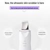 Ultrasonic Skin Scrubber: Exfoliator & Blackhead Remover Tool for Home & Salon Use