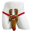 Men's G-Strings Briefs Shorts Lingerie Underwear Christmas Reindeer Bulge Pouch T Back Thongs Funny Brief Man Panties