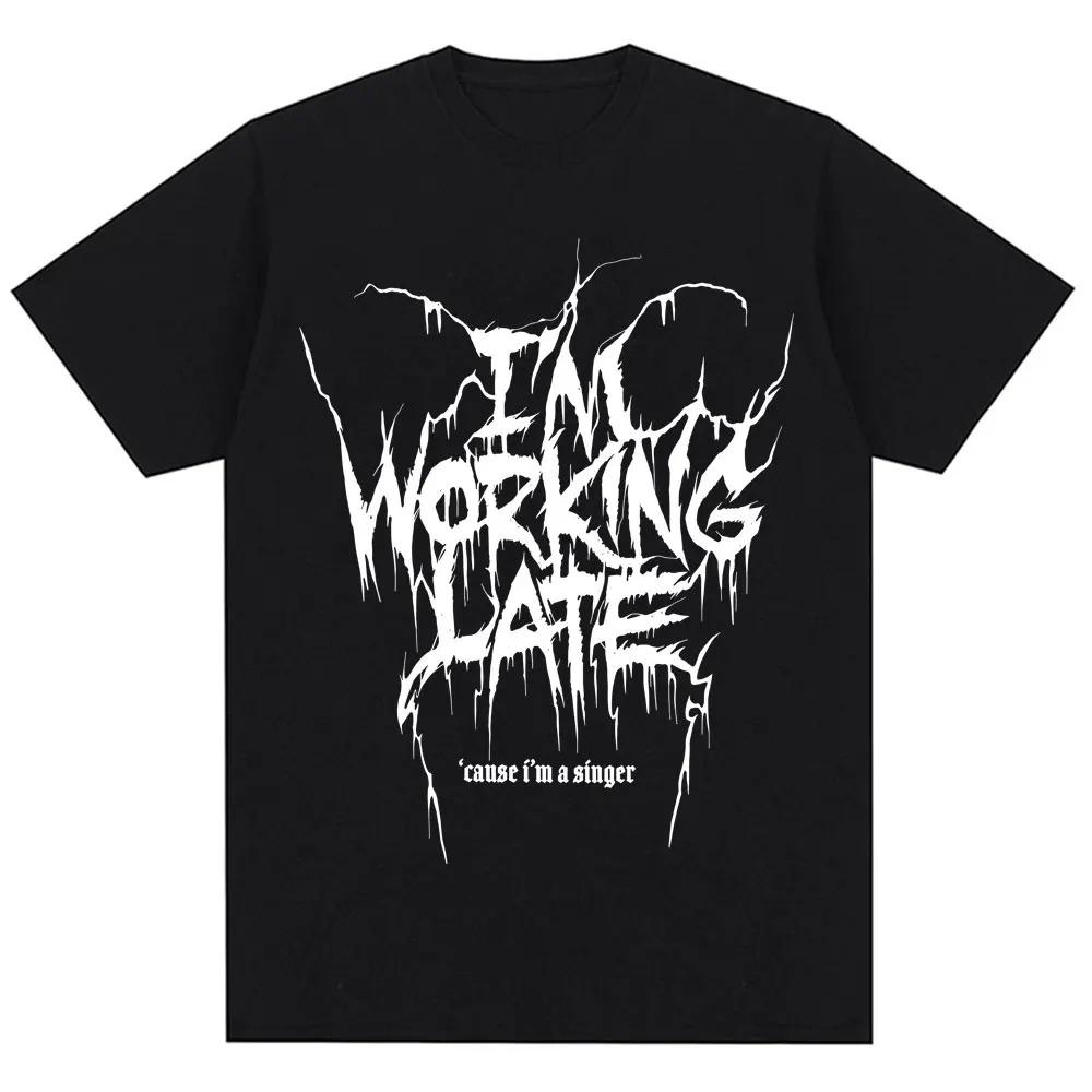 

Unisex Women Vintage Fashion Tshirt Singer Sabrina Carpenter Espresso Metal Y2k T Shirts Oversized Cotton Summer Tees Streetwear S