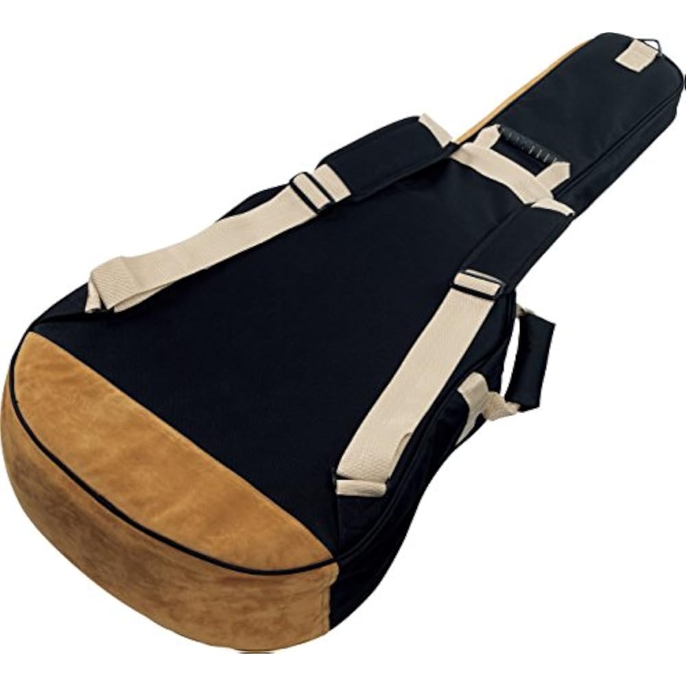 Ibanez Acoustic Guitar/Electric Guitar Case with Protective Cushion IAB541-BK Black