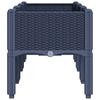 Planter with Legs Blue Grey 120 x 40 x 42 cm PP