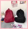 Schoolbag Backpack Women's Japanese Ins Gypsy Campus Junior High School Student School Bag Women's Large Capacity Versatile Travel Backpack
