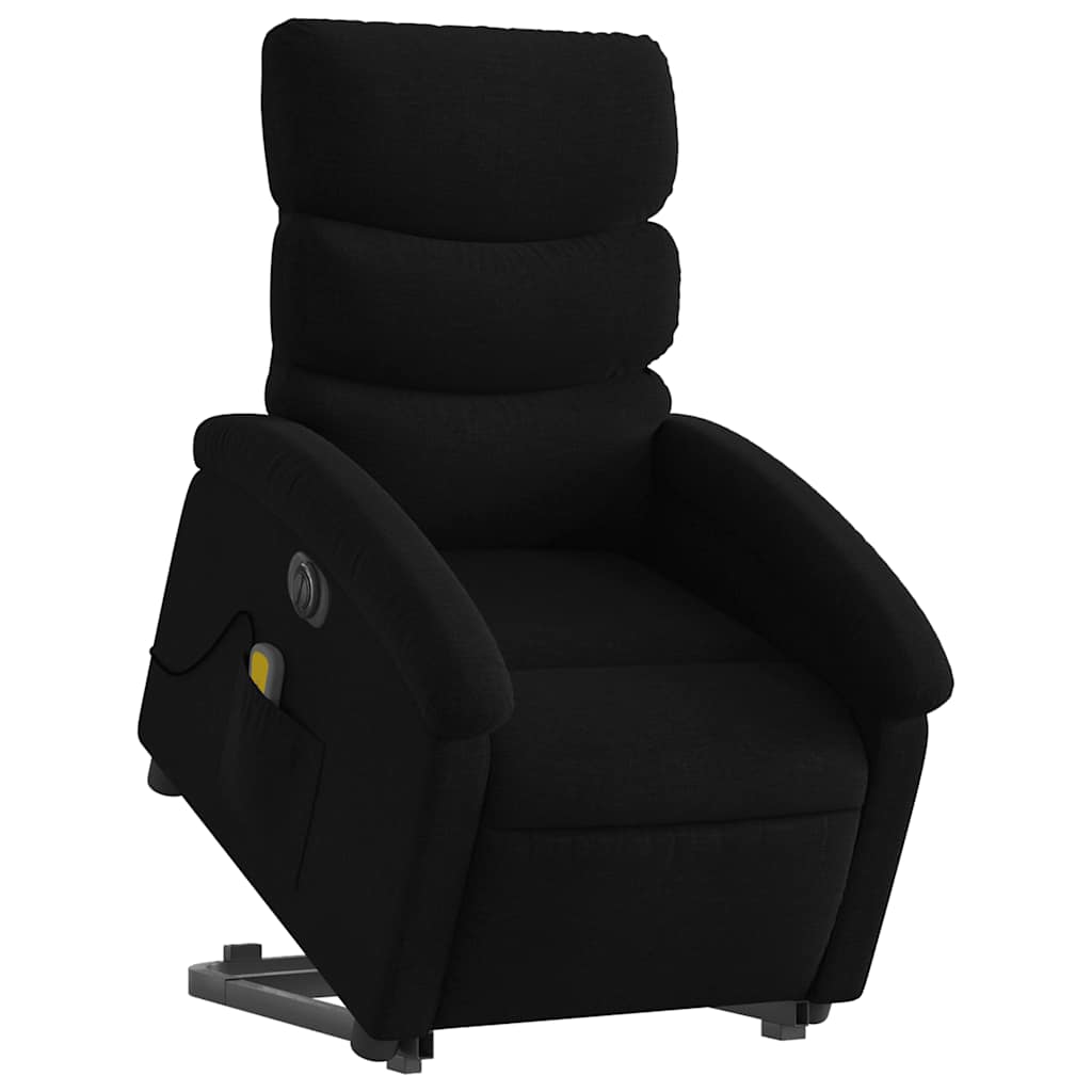 Vidaxl Lift-Up Massage Chair, Electric, Reclining, Black