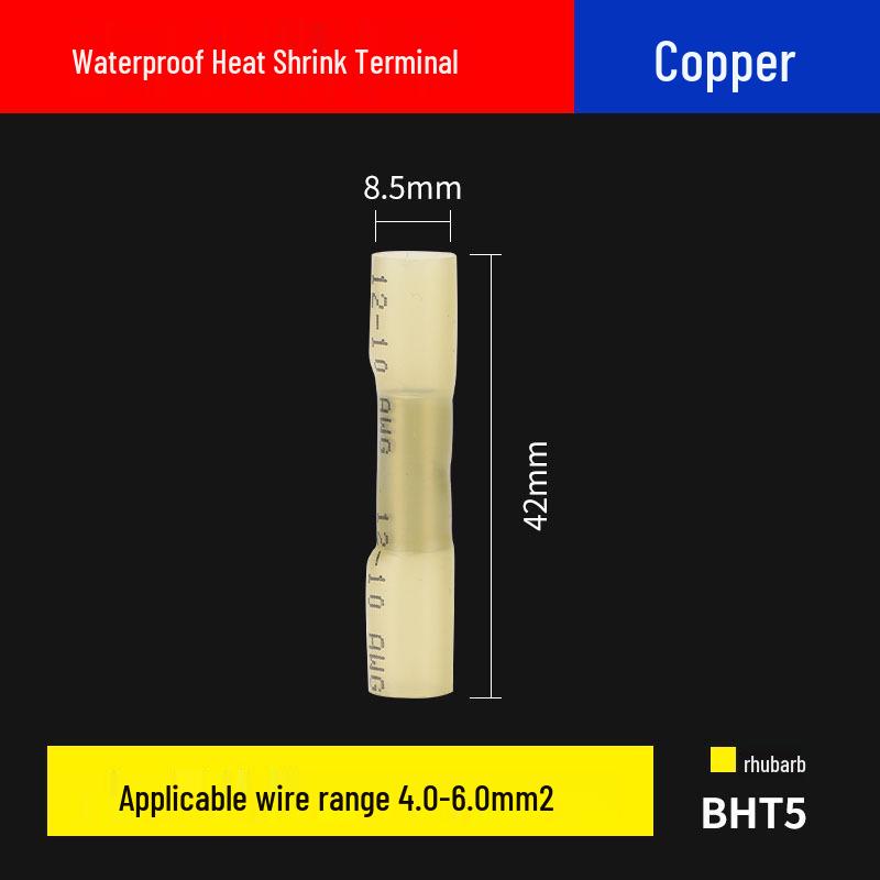 Purple Heat Shrink Waterproof Wire Splice Connector - Insulated Cable Tool