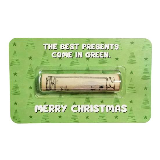 Bruh Money Holder Christmas Tree Hanging Cash Holder Card Decoration Ornament Festival Party Holiday