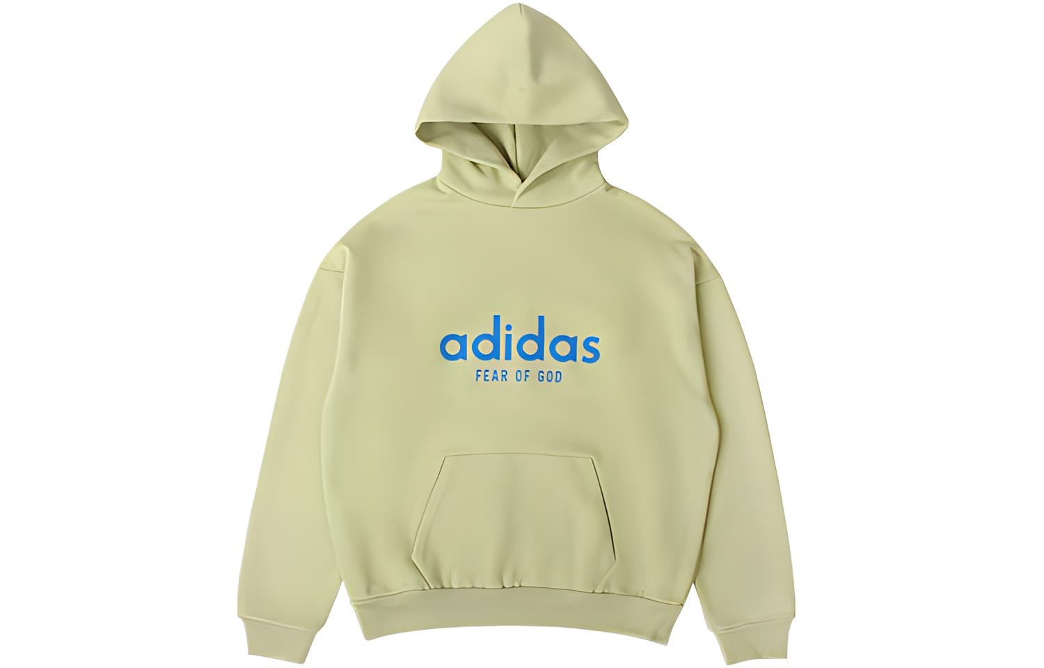 

Adidas X Fear Of God Sweatshirts Men s Green Hooded Moderate Other HM8109 S
