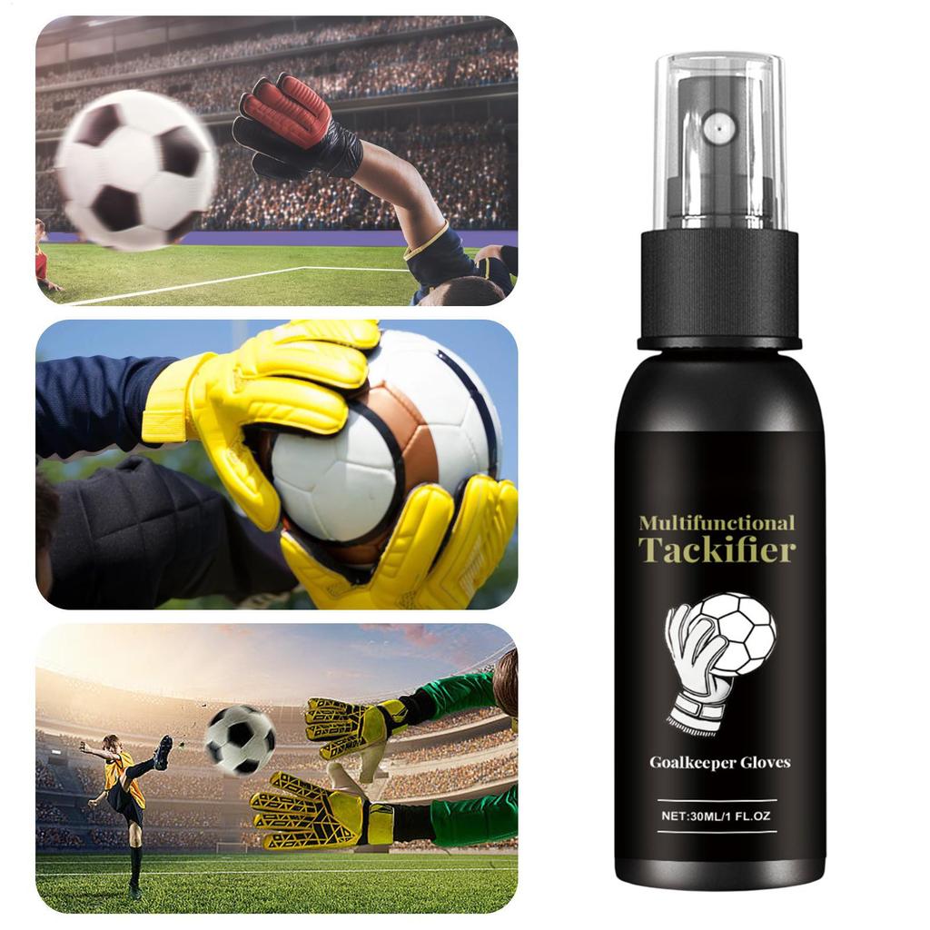 Goalkeeper Gloves Grip Spray Safe Goalkeeper Gloves Spray 30ml Gloves Wash & Prepare Protective Sports Hand Grip Glove Grip