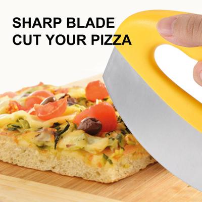 Pizzaschneider, effektiv, arbeitssparend, langlebig, attraktive glatte Oberfläche, inklusive Schutz für Geschenke
