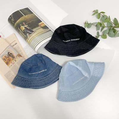 Men's and Women's Daily Bucket Hat Denim Authentic Bucket Hat