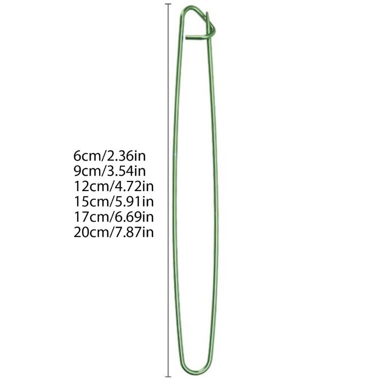 6 Pieces Aluminum Yarn Stitches Holder Knitting Stitches Holders Crochet Hooks Stitches Holder Knitting Accessories