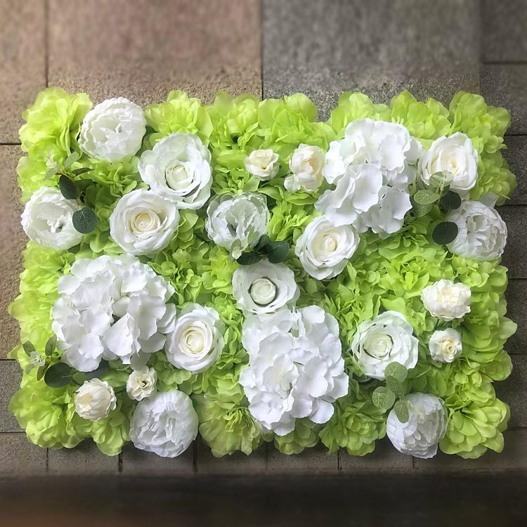 40*60cm Simulated Flower Wall Plant Background Wall Simulated Artificial  Flower Wall Decoration Indoor Scenery Wedding Roses