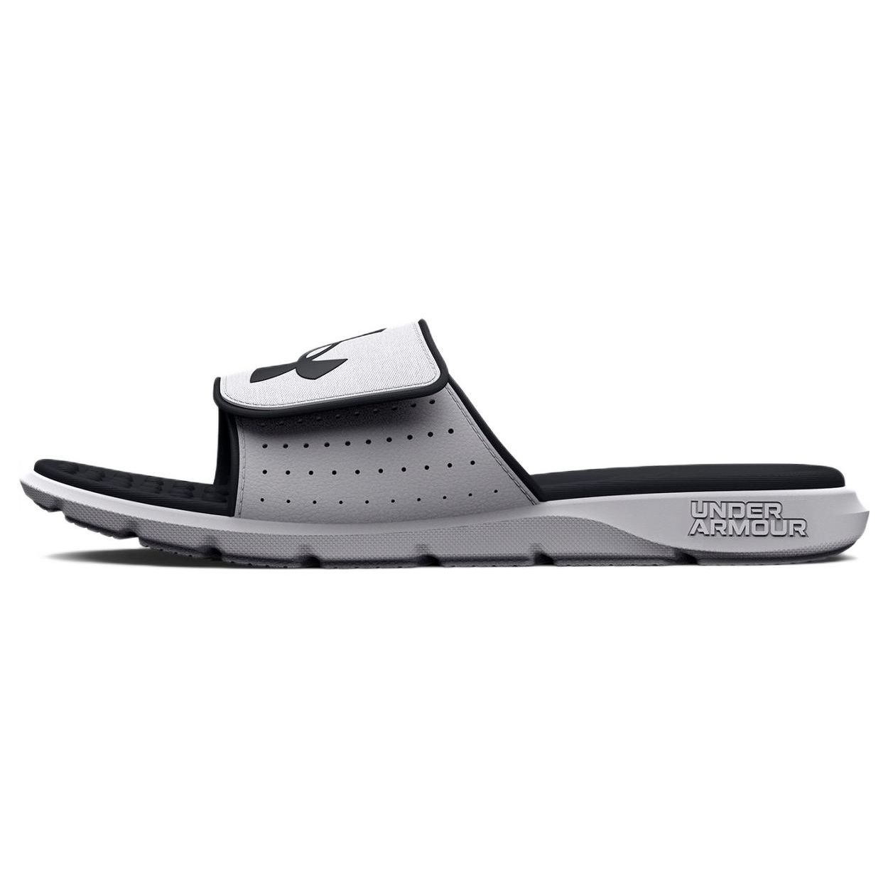 Under Armour Ignite Pro Men s Slides White Black 3026023-100 45