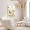 Modern Scandinavian Wild Flowers Leaves Botanical Nature Posters Watercolor Canvas Painting Living Room Bedroom Wall Art Pictures Home Decor