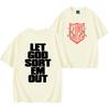 Let God Sort Em Out T-shirt Men Women Short Sleeve Streewear Hip Hop Shirt Clipse New Album Tees Y2K Clothes Men Casual Shirt