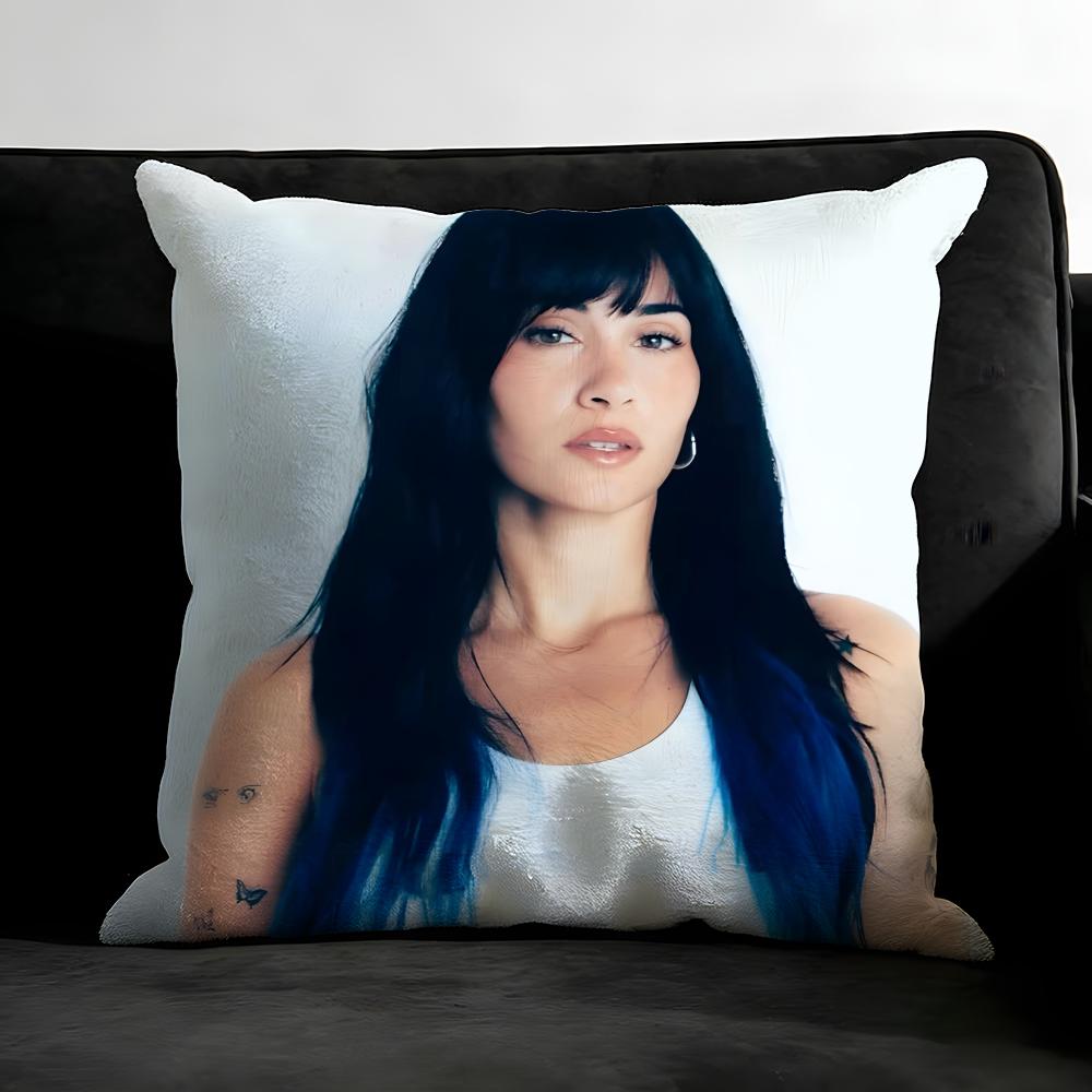 A-Aitana Ocanaa Singer Cushion Cover Pillowcase Ultra Soft Skin Friendly Fabric Cloud Like Comfort & Concealed Zipper