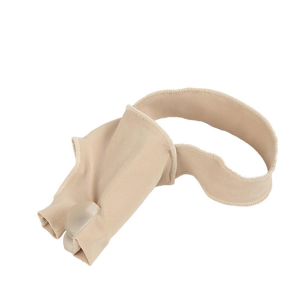 

1Pair Three Toes Bunion Corrector Hallux Valgus Corrector Day Night Toes Correction Socks Feet Care L бежевый