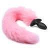 Real Fox Tail Anal Plug Vibrator Cosplay Remote Control Swing Butt Plug Female Masturbator Clitoris Stimulator Sex Toy for Woman