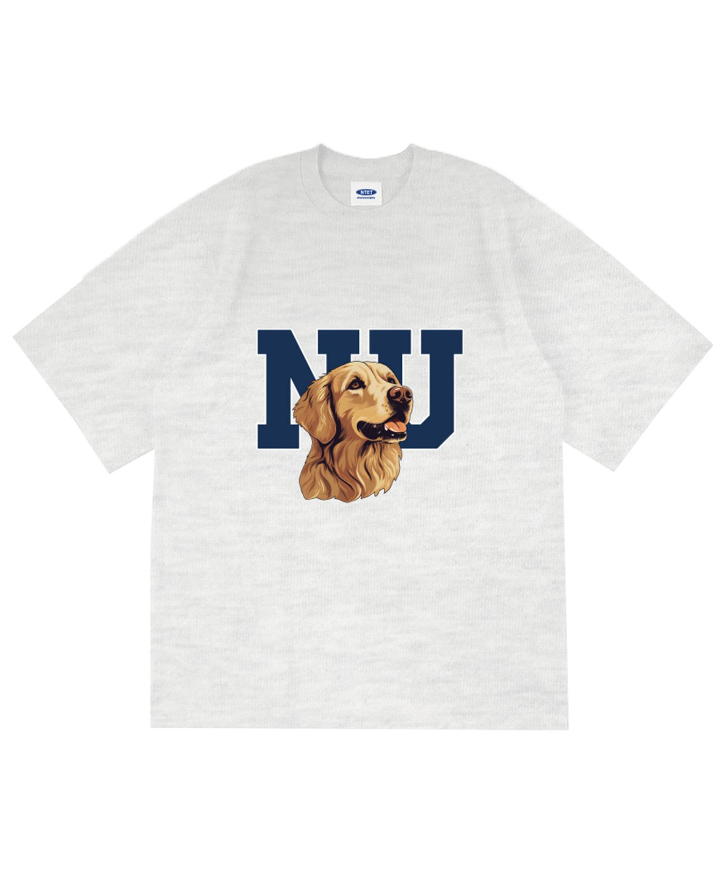 Entity Nu Retriever Oversized Short Sleeve T-Shirt White Melange White Melange/S