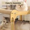 Double-Layer Scratching Post: Durable and Lint-Free; Bunk-Style Sisal Cat Bed Resistant to Scratching