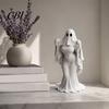 Halloween Decor Figurine Ghost Lady Ornament, Durable PLA 3D Printing Figure, Printed Full of Mystery Collectible, for Desktop Bookshelf Home