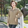 Women S Floral Print Lightweight Short Jacket Casual Spring Autumn Outerwear