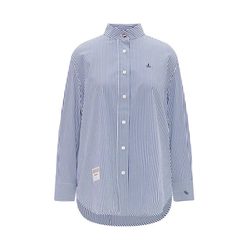 Navigare Women s Long-Sleeve Striped Shirt M