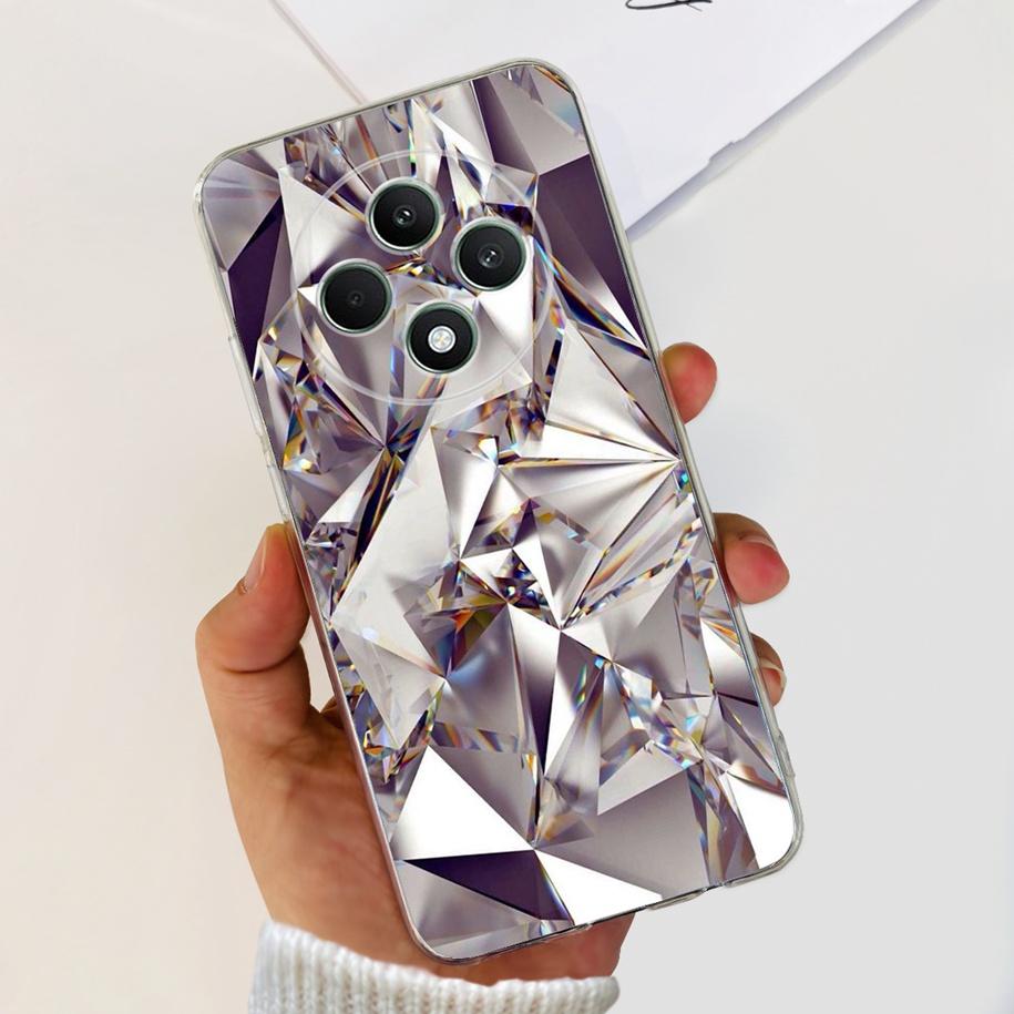 For Oppo Reno12 F Case CPH2637 Shockproof Cover Cute Cat Cartoon Soft Slim Clear Phone Cases For OPPO Reno 12F 4G CPH2687 Fundas