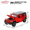 1/32 Jeep Wrangler Rubicon Off-Road Vehicle Simulation Alloy Car Model Kids Pull Back Collection Ornament & Desktop Decoration ALS1