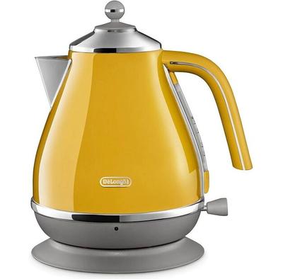 Electric Kettle De'Longhi Icona Capitals KBOC2001.Y Yellow