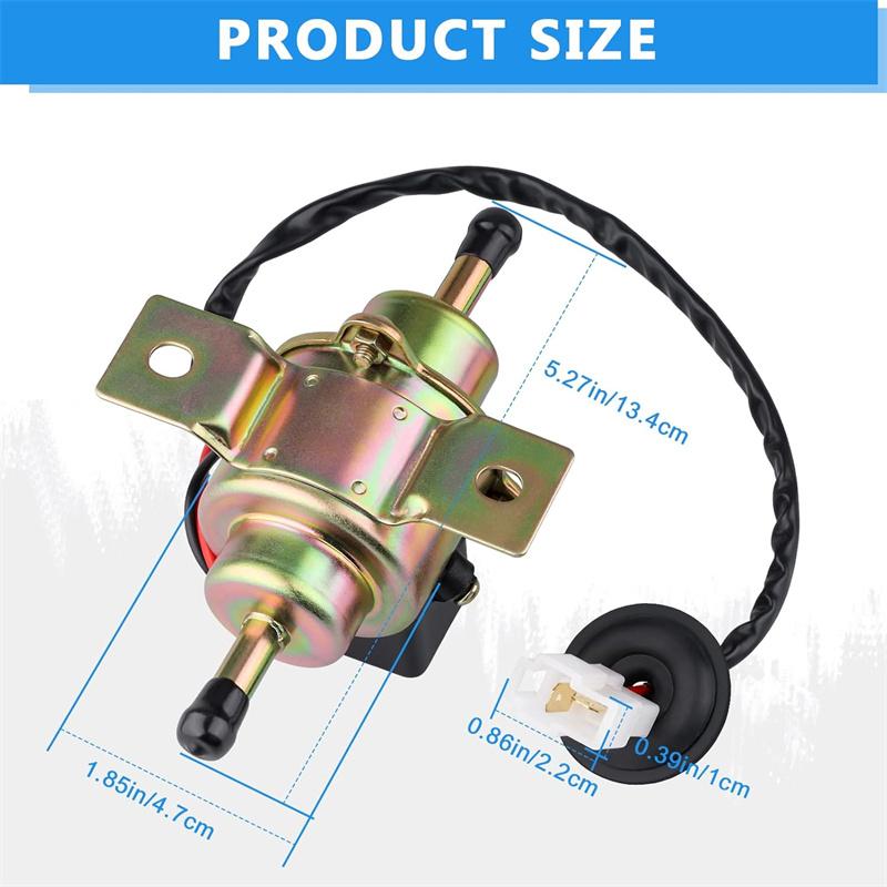12V elektrické palivové čerpadlo Ep-500-0 035000-0460 12585-52030 Pouzdro na naftový benzín pro motor Kubota Yanmar Cub Cadet Kohler