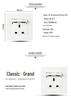 86 Type British Standard 13A Wall Socket with Dual USB Charging Ports