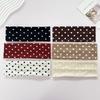 Elastic Polka Dot Headband Stretch Wide Headband Hair Hoop Yoga Elastic Hair Band  Photo Props