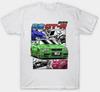 GTR R34 Japanese Car Short Sleeve S Mens Unisex S-3XL White Unisex T-Shirt