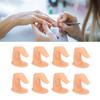 50pcs Nailed False Fingers Practice Fingers for Hand Nail Art Training Display Decoration