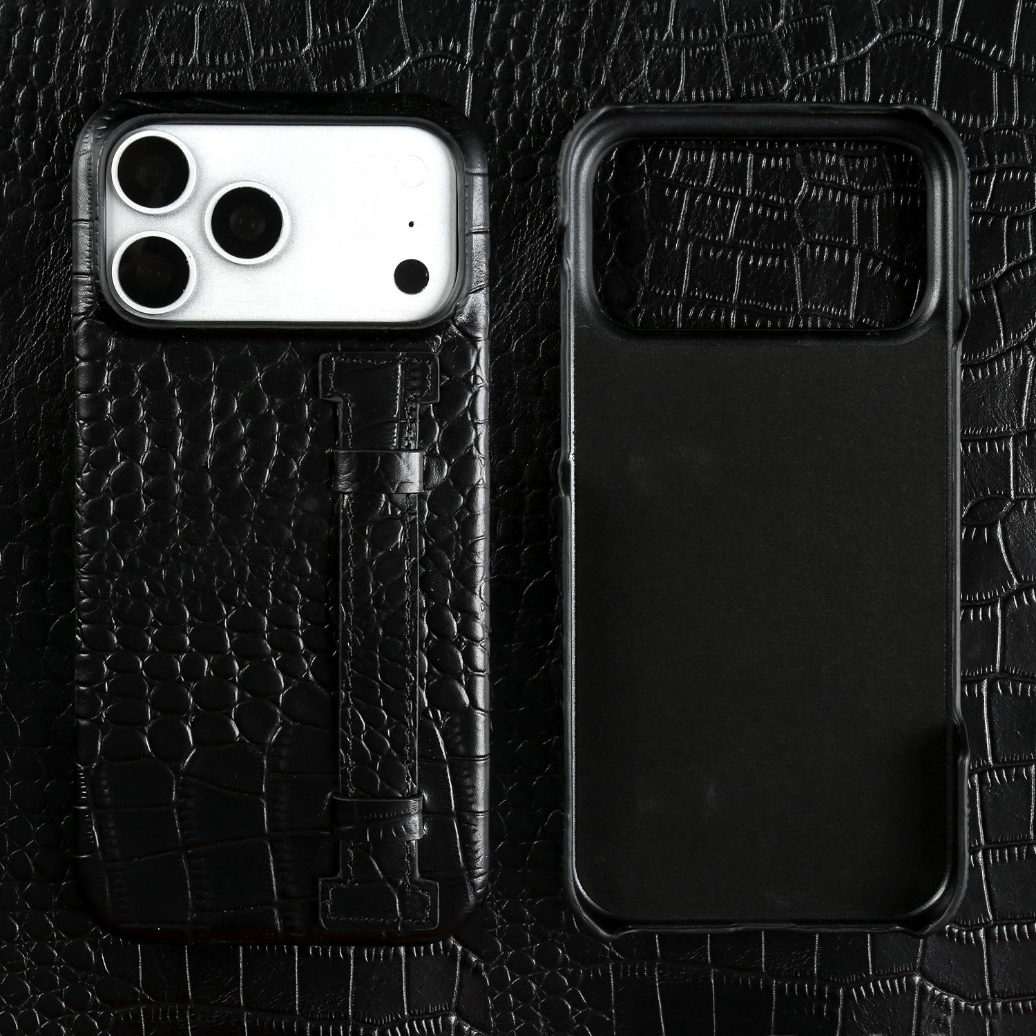 Luxury Genuine Leather Case With Wrist