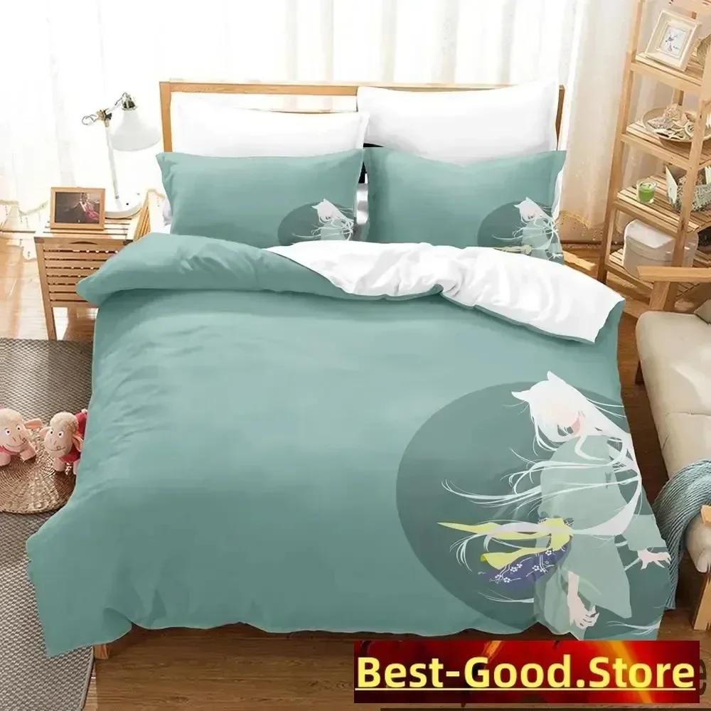 3D Print Kamisama Kiss Tomoe Anime Bedding Set Duvet Cover Sheet Printed Pillowcase Bed Full Queen King Size Comforter Bedroom