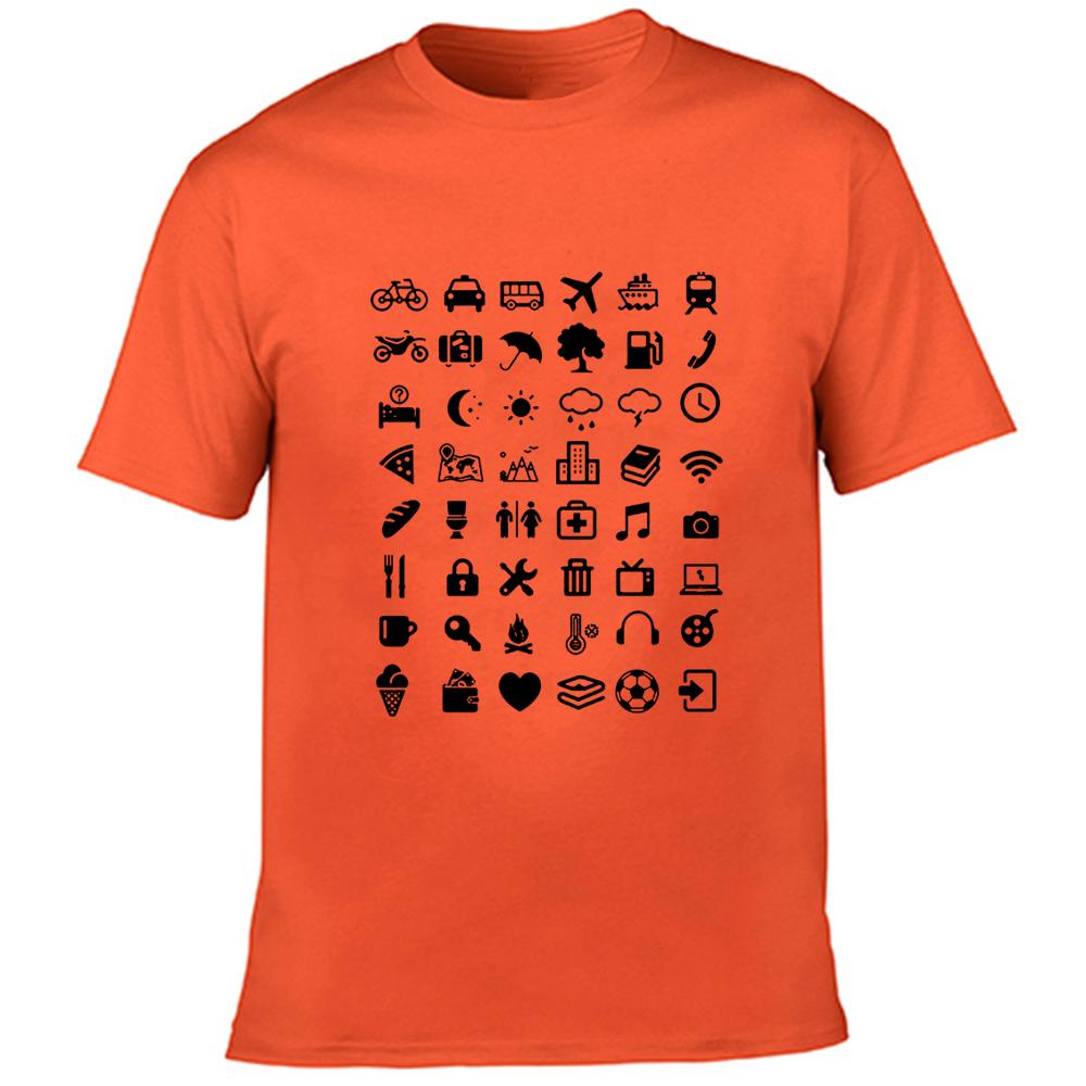 Fashion Men S Travel Icon Graphic Tees Men Short Sleeve Round Neck T Shirt Harajuku Streetwear