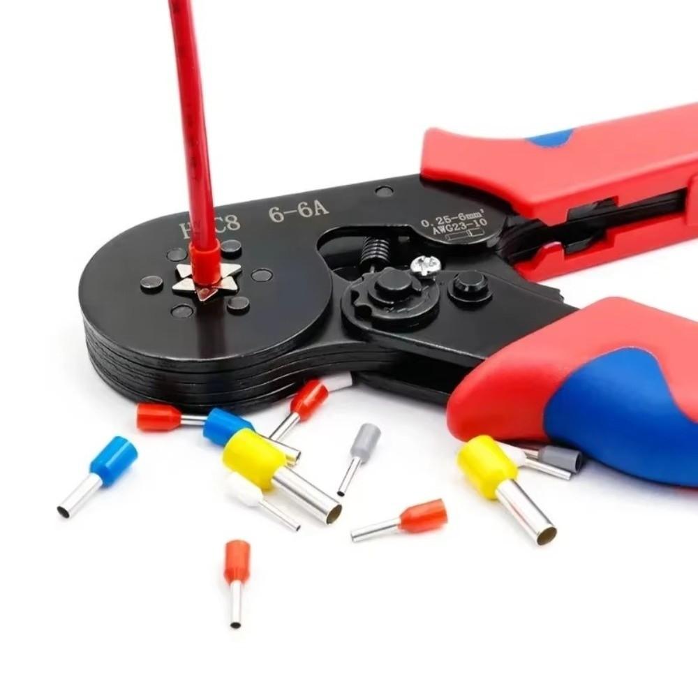 Four Corners Electrical Ferrules Tool HSC8 6-4/6-6 Wire Crimper  for Household DIY Use