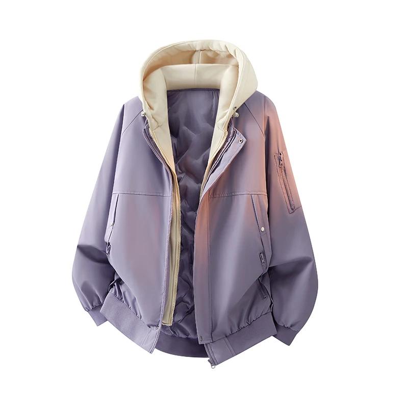 

Мужские толстые парки в стиле пэчворк, мужское повседневное свободное теплое пальто, мужская куртка с хлопковой подкладкой, мужская парка с капюшоном, мужская уличная одежда, зимняя верхняя одежда XXXL светло-фиолетовый