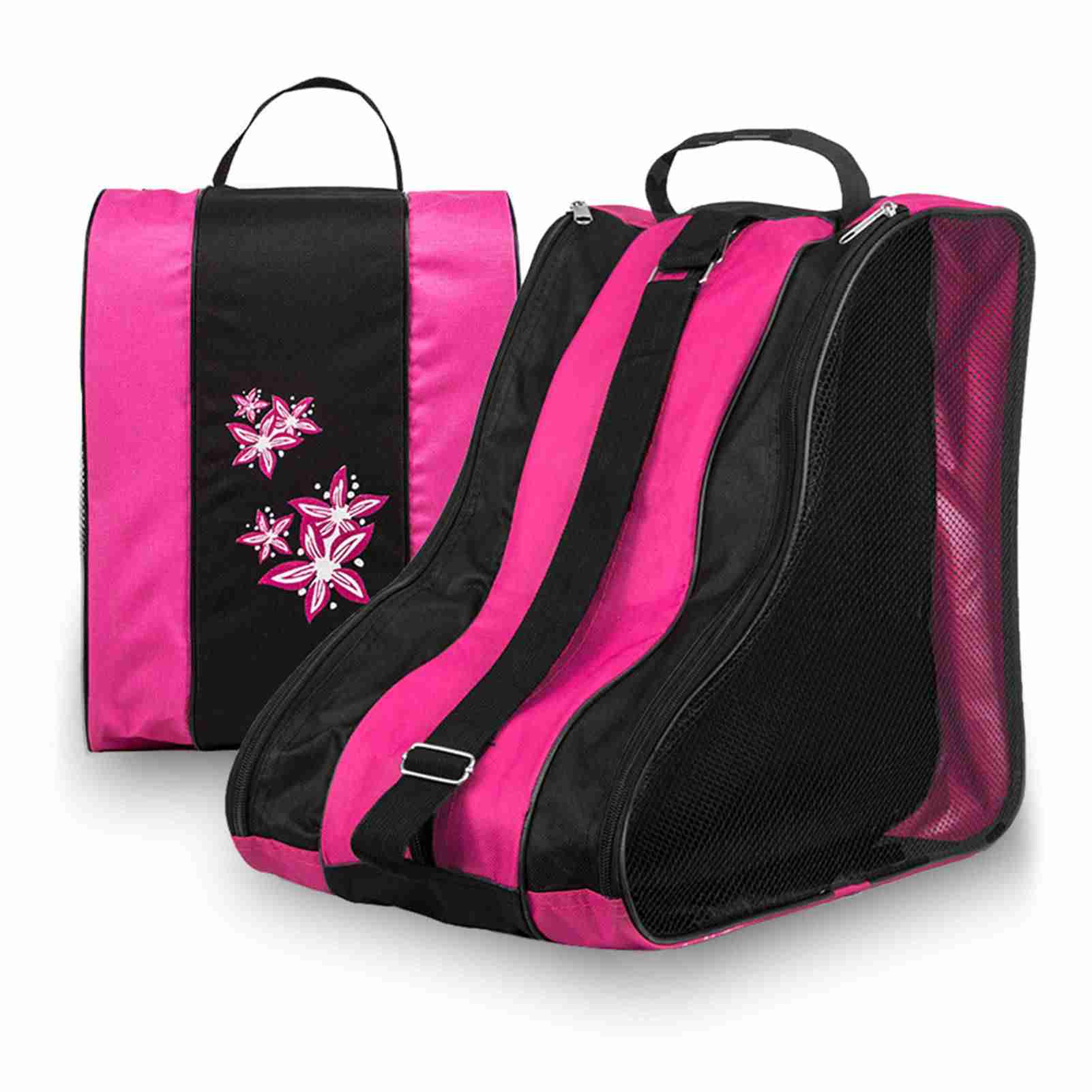 

3 Layers Breathable Skate Carry Bag Case for Kids Roller Skates Inline Skates Ice Skates carry bag for ice skates розовый