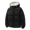 Men's And Women's Solid-color Casual Down Cotton-padded Jackets, Men's Bread Jackets With Fleece And Thickened Hooded Jackets