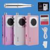 45000RPM Nail Drill Machine Electric Portable Nail File Rechargeable Nail Sander for Gel Nails Polishing For Home Manicure Salon