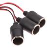 1Pc Electronics Automobiles Accessories Universal Dual Port Car Cigarette Lighter Splitter Female Socket Plug Power Adapter