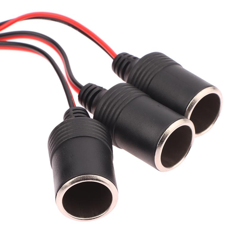 1Pc Electronics Automobiles Accessories Universal Dual Port Car Cigarette Lighter Splitter Female Socket Plug Power Adapter