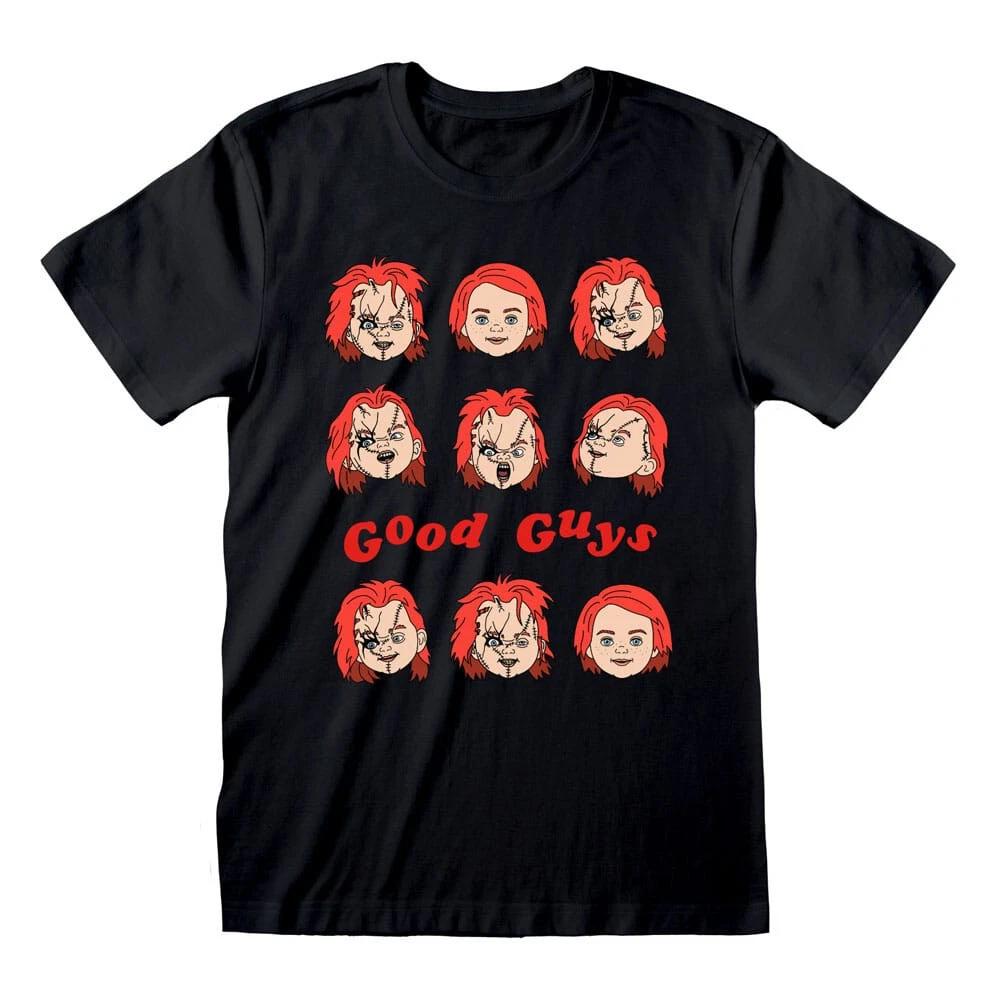 Childs Play T-Shirt Expressions Of Chucky (Large 44 , Horror Movie, Halloween) S