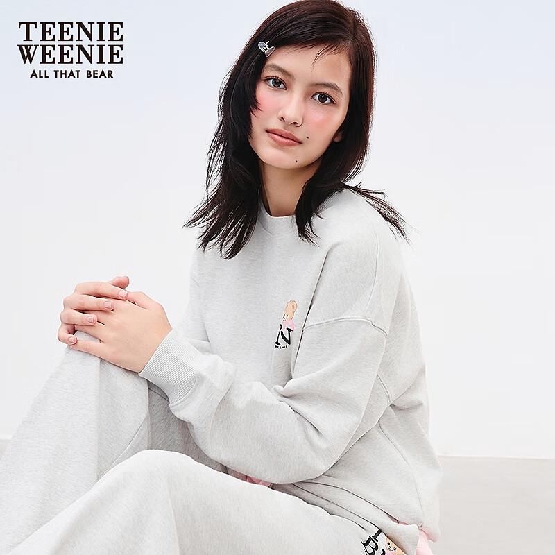 Teenie Weenie Bearnova Women's College Style Round Neck Sweatshirt