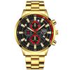Men's Watch Men's Black Sports Quartz Watch Men's Business Casual Watch Gift for Father