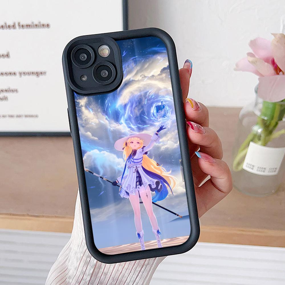Wuthering Waves Phoebe Phone Case for iPhone 17 16 15 14 13 12 11 Air Pro Max Plus Thicken TPU Colorful Cover Smartphone Pretty