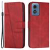 For Motorola Moto E14 4G/G04 4G/G04s 4G/G24 4G Case Wallet Calf Texture PU Leather Stand Phone Cover