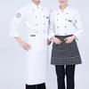 Chef Top Monocolore Tasca Manica Lunga Leggero Doppio Petto Cucina Collo Alto Taglie Forti Maniche Lunghe Uniforme Cuoco Abbigliamento Adulto
